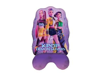 Stojící fóliový balónek 52 x 83 cm K-Pop Lovkyně démonů
