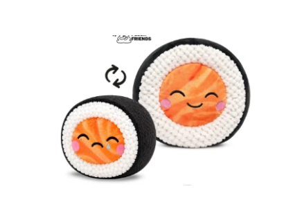 Plush Friends Kawaii Sushi plyšové 25cm barva oranžová