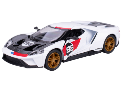 Kinsmart Ford GT Heritage Edition 12,5 cm, kov, zpětný chod