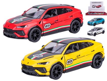 Kinsmart Lamborghini Urus Performante 13cm kov zpětný chod