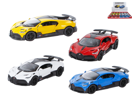 Kinsmart Bugatti Divo 13cm kov zpětný chod