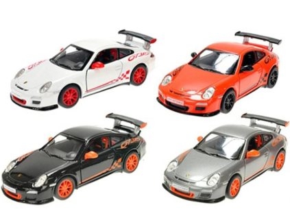 Kinsmart 2010 Porsche 911 GT3 RS zpětný chod