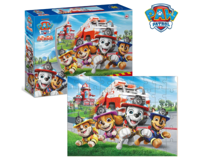 Puzzle - Tlapková Patrola Záchranářská stanice - 60 dílků