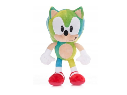 SONIC Gradient - ježek plyšový 30 cm - zelený