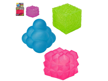 Neon Squeeze kostka strečová sugar 5,5 cm - různé varianty - 4 barvy