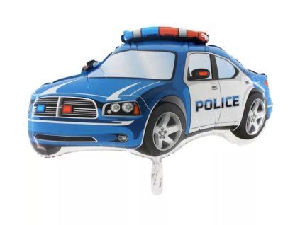 Fóliový balónek 80 cm auto Policie