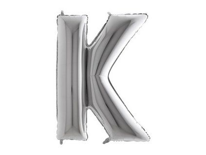 Fóliový balónek písmeno  K 102 cm - barevné varianty