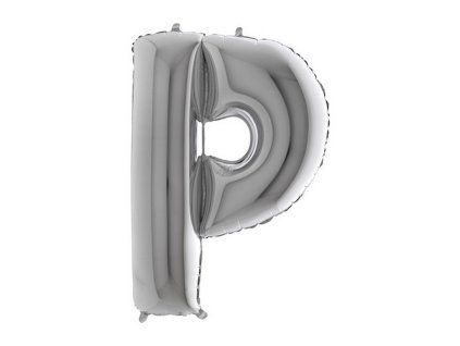 Fóliový balónek písmeno P 102 cm - barevné varianty