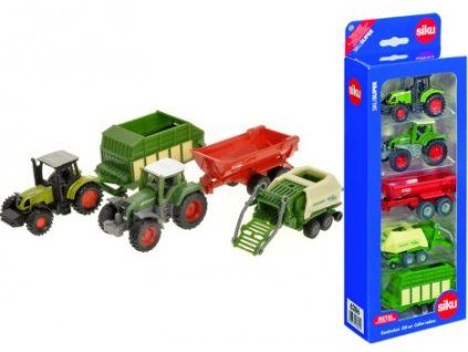 SIKU Super 6286 - Sada aut - zemědělské stroje 5 ks