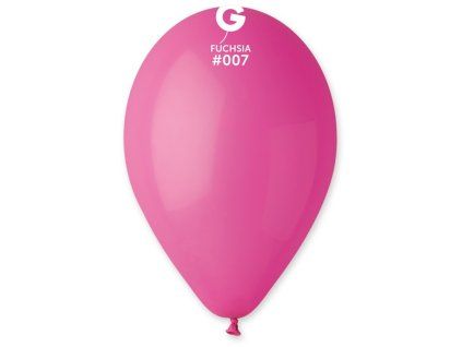 Kulatý latexový balónek 30 cm - Fuchsiový #007