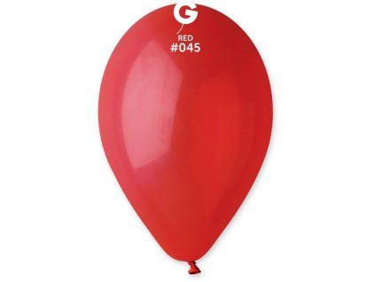 Kulatý latexový balónek 30 cm - Tmavě červený #045
