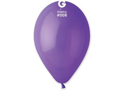 Kulatý latexový balónek 30 cm - Fialový #008