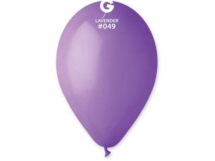 #049 Kulatý latexový balónek 30 cm - Levandulová