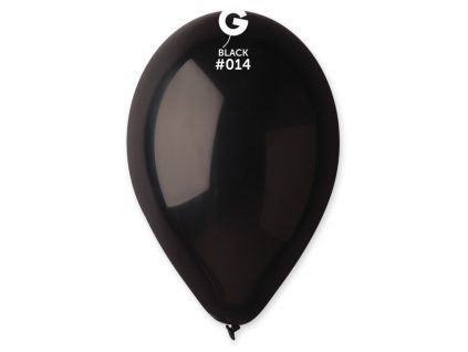 Kulatý latexový balónek 30cm Černý #014