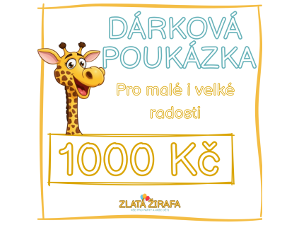 Dárková poukázka - 1000Kč