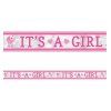 Girlanda Banner Baby Shower "It's a Girl", 12,7 cm x 7,6m