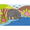 Zvířátkové omalovánky - Vítejte na safari
