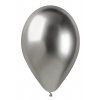 Chromový latexový balónek 33 cm - Shiny stříbrný #089