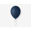 Kulatý latexový balónek 30 cm - Navy Modrý #102