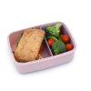 Melii Bento Box krabička na svačinu 880 ml - růžová