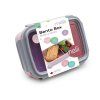 Melii Bento Box krabička na svačinu 880 ml - růžová
