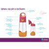 B.Box LÁHEV NA PITÍ S BRČKEM 450 ML Lilac pop