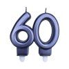 Svíčka na dort "60" čtyři druhy barev 1ks