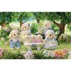 Sylvanian Families - Rodina Flora králíci s trojčaty #5735