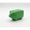 Stavebnice 3D puzzle zvířátko prase zelená
