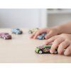 Auto zelené 6,5cm na zpětný chod