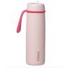 B.box Nerezová termolahev s brčkem  690ml - Pink Paradise