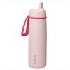 B.box Nerezová termolahev s brčkem  690ml - Pink Paradise