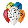 Kulaté latexové balónky 30cm FOTBAL mix barev 5ks