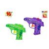 Set 2 kusů Pistolka barevná vodní stříkací průhledná na vodu