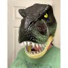 Maska na hlavu Dinosaurus s efekty, zelená