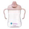 B.box Hrneček s pítkem 4m+ - světle růžový 240 ml