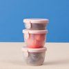 B. box Sada krabiček Snack tubs 3ks - růžové