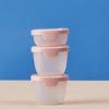 B. box Sada krabiček Snack tubs 3ks - růžové