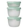 B. box SSada krabiček Snack tubs 3ks - zelené