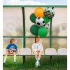 Fóliový balónek kulatý Happy Birthday Fotbal 35 cm