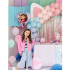 Fóliový balónek - Srdce Gabby´s Dollhouse 35 cm