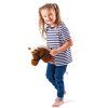Hobby horse Bonnie, tmavě hnědý kůň na tyči