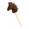 Hobby horse Bonnie, tmavě hnědý kůň na tyči