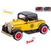 Auto old timer 11 cm kov na baterie na zpětný chod se světlem a zvukem, tři barvy