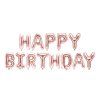 Fóliový balónkový nápis - HAPPY BIRTHDAY- různé barvy