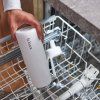 B.box Nerezová termolahev s brčkem 690 ml - white out