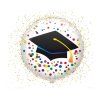 Fóliový balónek kulatý Maturant 43cm