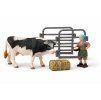 Zoolandia Býk strakatý a farmářka s doplňky