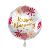 Fóliový balónek kulatý Krásné Narozeniny - 43 cm