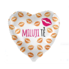 Fóliový balónek srdce 43 cm MILUJI TĚ